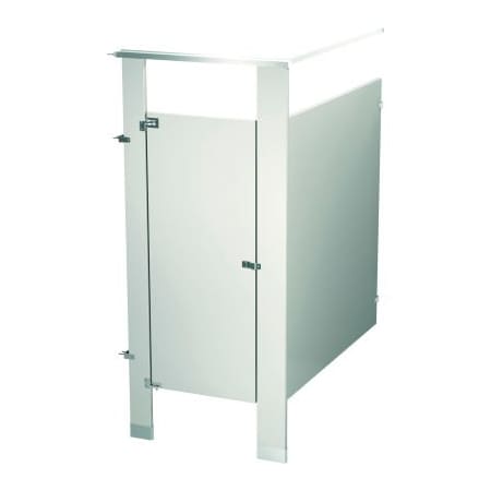 Bradley Bradley Powder Coated Steel 36" Wide Complete In-Corner Compartment, Warm Gray - IC13660-WGR IC13660-WGR